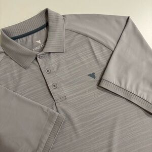 Macade Chase Grey TX Tour Shirt Size L Golf Stretch